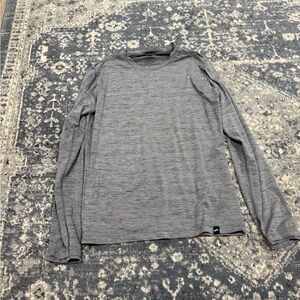 Brooks Gray Long Sleeve Men's Shirt